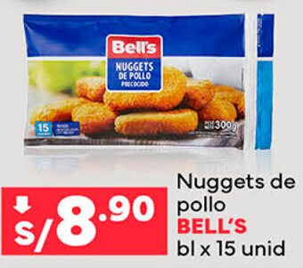 Plaza Vea Nuggets de pollo BELL'S bl x 15 unid oferta