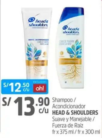 Plaza Vea Shampoo/Acondicionador Head & Shoulders oferta