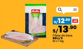Filete de basa BELL'S bl x 1 kg