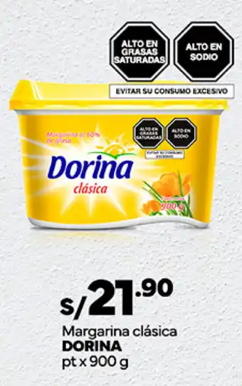 Plaza Vea Margarina clásica DORINA pt x 900 g oferta