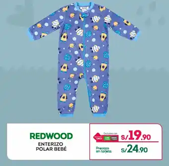 Tottus REDWOOD ENTERIZO POLAR BEBÉ oferta
