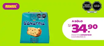Tambo PANETÓN DONOFRIO CAJA 880/900 G oferta