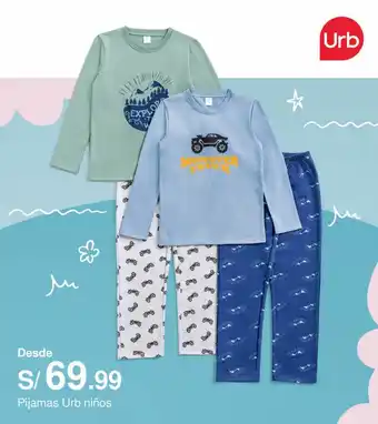 Metro Pijamas Urb niños oferta