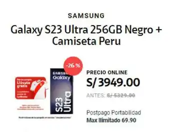 Claro SAMSUNG oferta