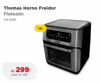 Thomas Horno Freidor Plateado 12L TH-12AF