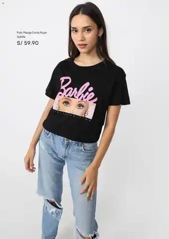 Falabella Polo Manga Corta Mujer Sybilla oferta