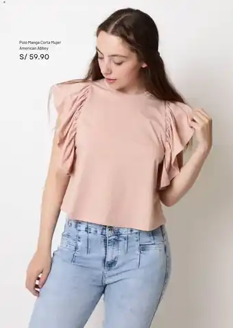 Falabella Polo Manga Corta Mujer American Abbey oferta