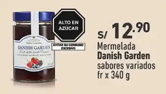 Plaza Vea Mermelada Danish Garden sabores variados fr x 340 g oferta