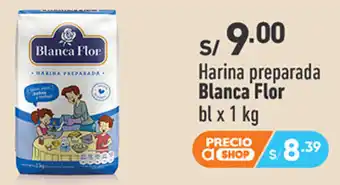 Plaza Vea Harina preparada Blanca Flor bl x 1 kg oferta
