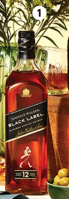 Plaza Vea Whisky Johnnie Walker Black Label bt x 1 L oferta