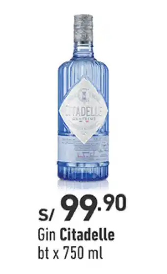 Plaza Vea Gin Citadelle bt x 750 ml oferta