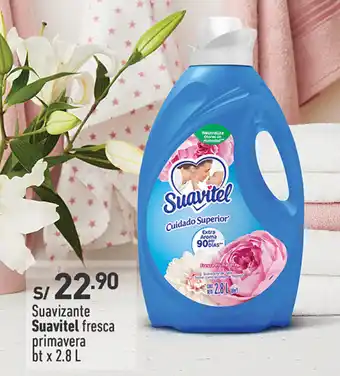 Plaza Vea Suavizante Suavitel fresca primavera bt x 2.8 L oferta