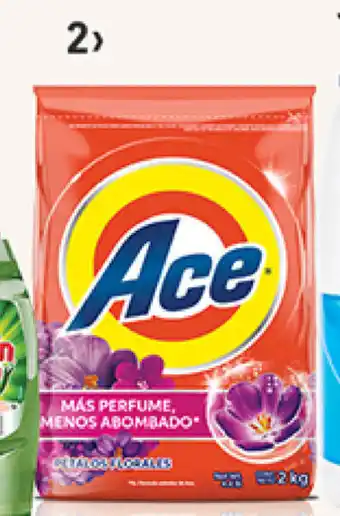 Plaza Vea Detergente en polvo Ace floral / limón bl x 2 kg oferta