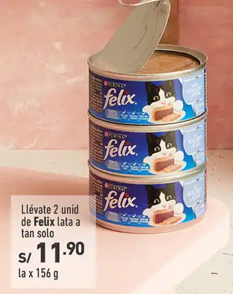 Plaza Vea Llévate 2 unid de Felix lata a tan solo la x 156 g oferta