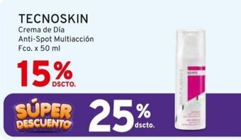 Mifarma TECNOSKIN Crema de Día Anti-Spot Multiacción Fco. x 50 ml oferta