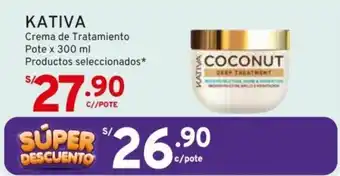 Mifarma KATIVA Crema de Tratamiento Pote x 300 ml Productos seleccionados* oferta