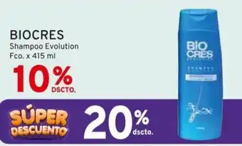 Mifarma BIOCRES Shampoo Evolution Fco. x 415 ml oferta