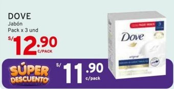 Mifarma DOVE Jabón Pack x 3 und oferta
