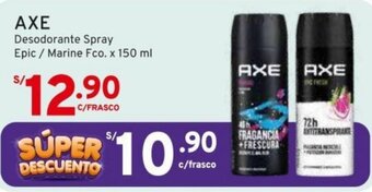 Mifarma AXE Desodorante Spray Epic / Marine Fco. x 150 ml oferta