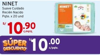 Mifarma NINET Suave Cuidado Recién Nacido Pqte. x 20 und oferta