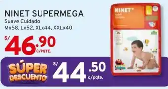 Mifarma NINET SUPERMEGA Suave Cuidado M x 58, L x 52, XL x 44, XXL x 40 oferta