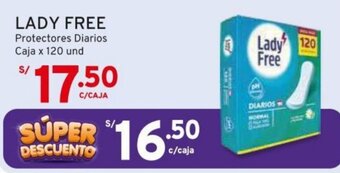 Mifarma LADY FREE Protectores Diarios Caja x 120 und oferta