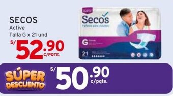 Mifarma SECOS Active Talla G x 21 und oferta