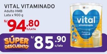 Mifarma VITAL VITAMINADO Adulto HMB Lata x 900 g oferta