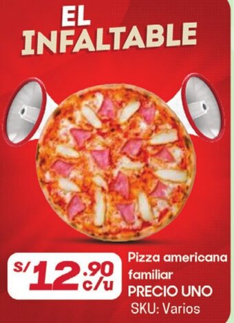 Pizza americana FAMILIAR