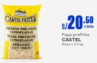 Makro Papa prefrita CASTEL Bolsa x 2.5 kg oferta