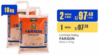 Makro Lenteja baby FARAON 2Bolsas x 10 kg oferta