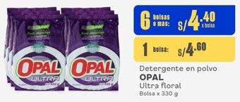 Makro Detergente en polvo OPAL Ultra floral 6Bolsas x 330 g oferta