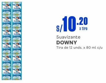 Makro Suavizante DOWNY Tira de 12 unds. x 80 ml c/u oferta