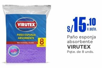 Makro Paño esponja absorbente VIRUTEX Pqte. de 8 unds. oferta