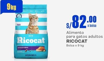 Makro Alimento para gatos adultos RICOCAT Bolsa x 9 kg oferta