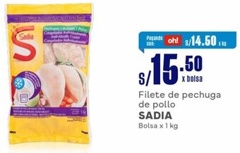 Makro Filete de pechuga de pollo SADIA Bolsa x 1 kg oferta