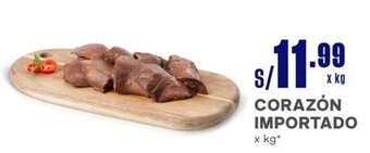 Makro CORAZÓN IMPORTADO x kg* oferta