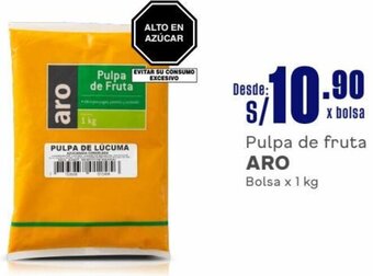 Makro Pulpa de fruta ARO Bolsa x 1 kg oferta