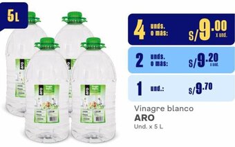 Makro Vinagre ARO 4Unds. x 5 L oferta