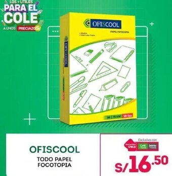 Tottus OFISCOOL TODO PAPEL FOCOTOPIA oferta