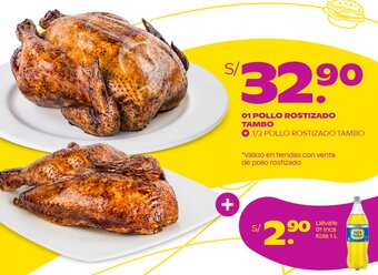 Tambo POLLO ROSTIZADO TAMBO + 1/2 POLLO ROSTIZADO TAMBO oferta