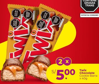 Tambo Twix Chocolate Cookie Barra x 40g oferta
