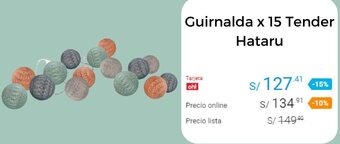 Guirnalda x 15 Tender Hataru