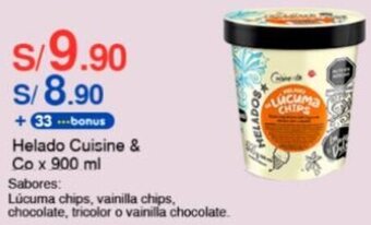 Metro Helado Cuisine & Co x 900 ml oferta