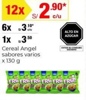 Metro Cereal Angel sabores varios x 130 g oferta