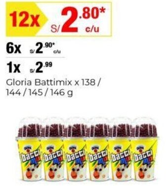 Metro Gloria Battimix x 138/ 144/145/146 g oferta