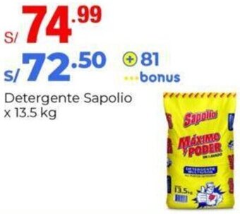 Metro Detergente Sapolio x 13.5 kg oferta