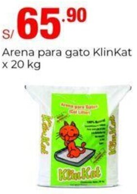 Metro Arena para gato Klinkat x 20 kg oferta