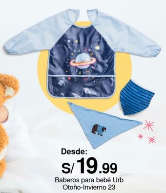 Metro Baberos para bebé Urb Otoño-Invierno 23 oferta