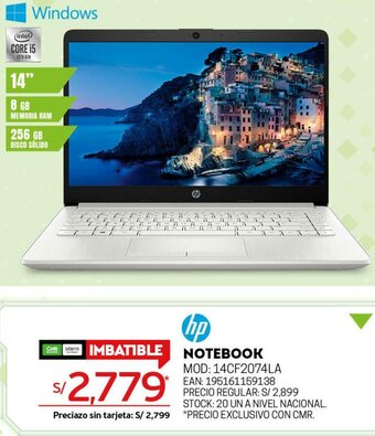 Tottus HP Notebook oferta